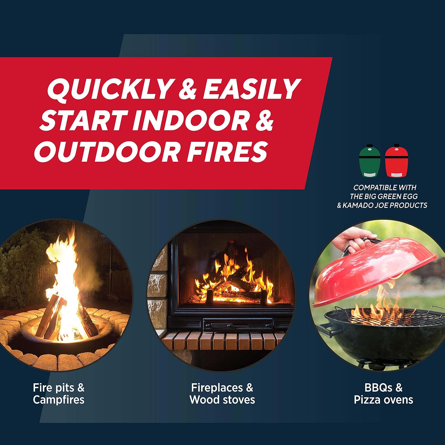 Rutland Fire Starter for Campfires, Fire Pit, Fireplace and Wood Stove - Charcoal Starter, Chimney, Grill & BBQ - Natural Firestarter Cubes - Image 5